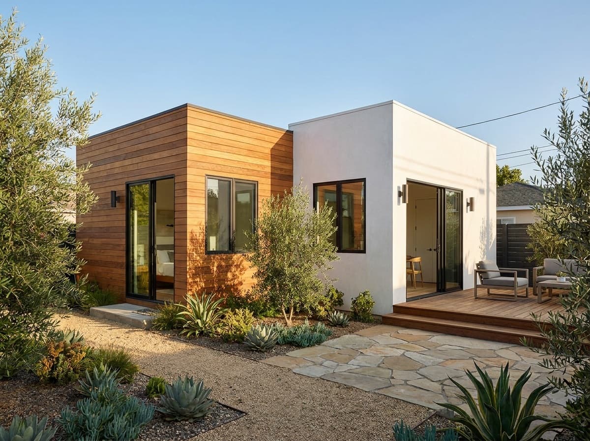 Representative ADU — detached backyard unit exterior